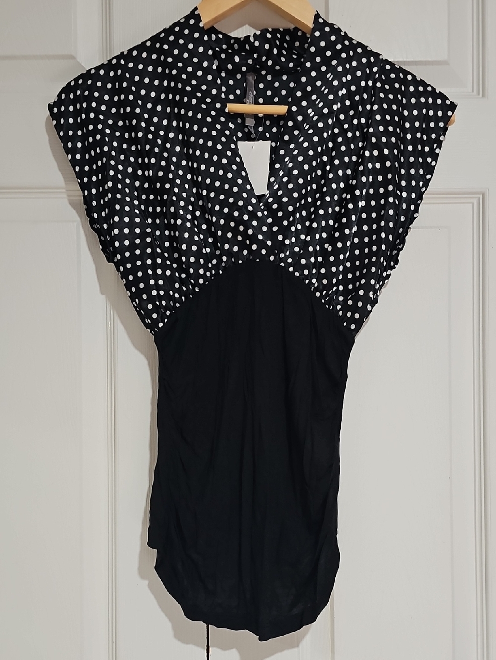 ✨ Charlotte Russe Polka Dot Blouse NWT ✨